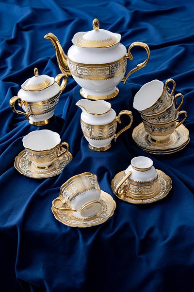 ACAR Anjelica 17 Piece Tea Set for 6 People