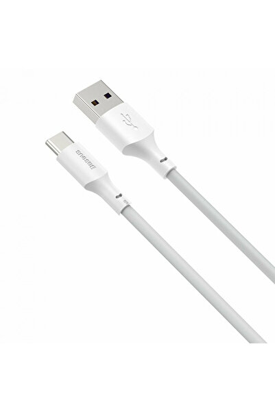 Baseus Καλώδιο δεδομένων USB σε Type-C, Γρήγορης Φόρτισης 5A, 40W, 1,5m (σετ 2) - (TZCATZJ-02) - Λευκό