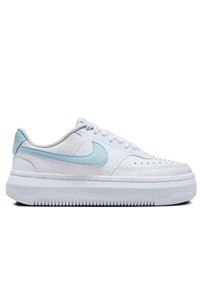 Nike Court Vision Alta Leather White Sneaker Hakiki Deri Kadın Günlük Spor Ay...