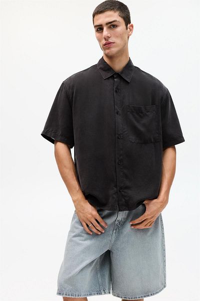 Pull & Bear Short sleeve flowing shirt