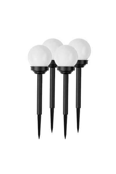shumee Lampă solară cu bilă albă 4 buc Ilumen LS-102