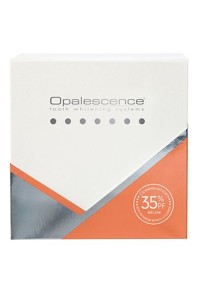 Opalescence Kit de albire a dinților, Opalescence, 8 seringi x 1,2 ml, peroxid 35%, matrițe, cutie, aromă de pepene verde