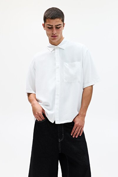 Pull & Bear Short sleeve flowing shirt