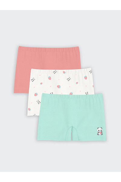 LC Waikiki Boxeri pentru fete imprimate sezon nou 3 piese - S5MM64Z4
