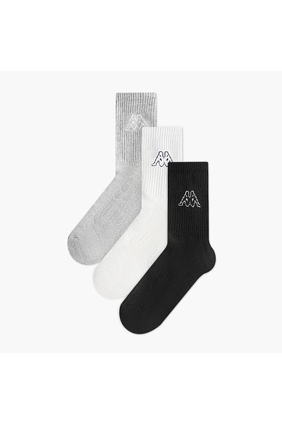 Kappa Set of 3 - Kappa Textured Crew Length Socks