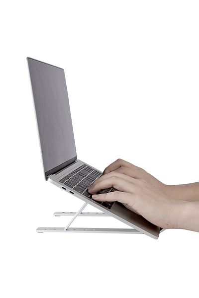 Aptel Masa laptop, pliabila, aluminiu, 18x25 cm