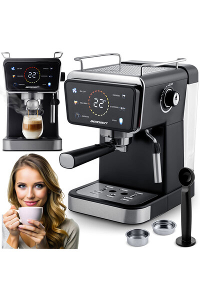 shumee Espressor cu piston 20 bar Berdsen BD-771 negru