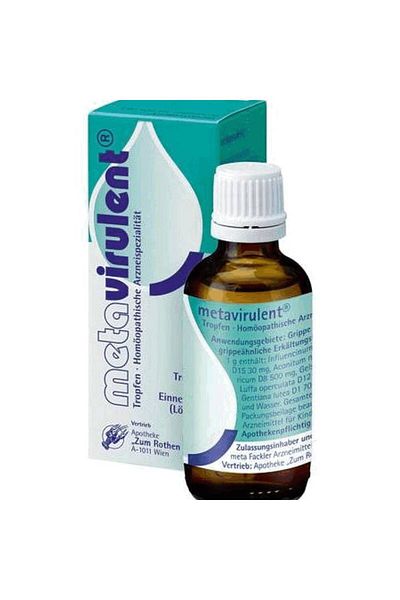 MetaVirulent Oral Suspension, MetaVirulent, Complex Homeopathic Ingredients Against Influenza Infections, 50ml