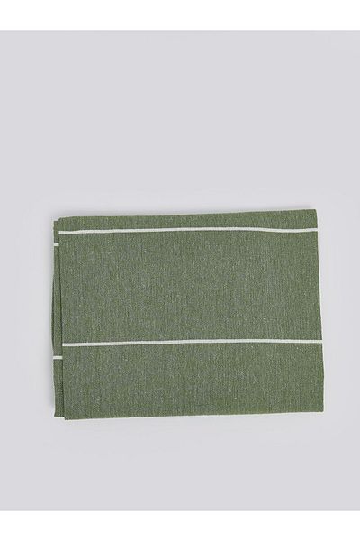 LC Waikiki Green Stripe Patterned Men's Peshtamal Towel