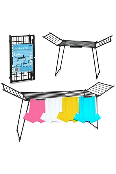 shumee Uscător de rufe extensibil Lydia, 27 m, negru