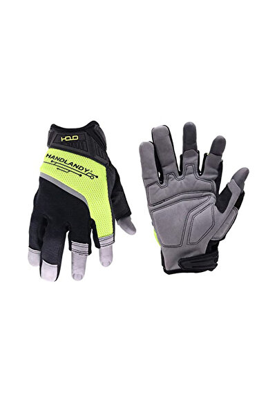 Choice قفازات عمل بدون أصابع من HANDLANDY مقاس XL للرجال، قفازات قيادة مبطنة ...