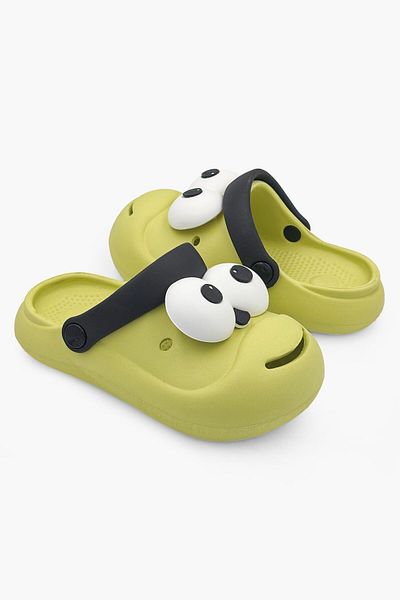 İncim Lemon Emoji Daily Garden Seaside Beach Nursery Unisex Kids Slippers & Sandals