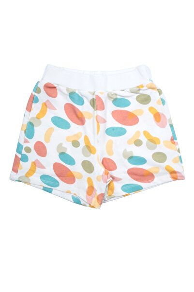 Ozmoz By Mukadder Özden Organic Colorful Summer Girl's Shorts
