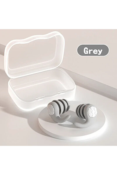 Choice سدادات أذن من السيليكون الرمادي الفاتح، عازلة للضوضاء، فلتر ضوضاء، للن...