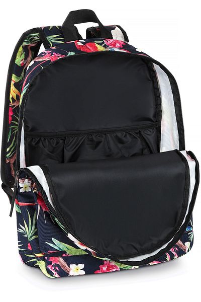 zagatto Ghiozdan școlar pentru fete, multicolor, 46,5x31x14 cm, cu buzunar pentru laptop/tabletă, ZG640