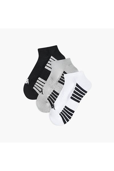 Kappa Set of 3 - Kappa Striped Ankle Length Half Terry Socks