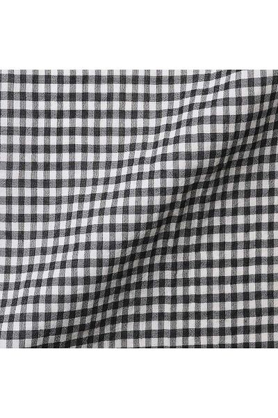 Muji بلوزة بأكمام فرنسية وحجاب ملتوي عالي