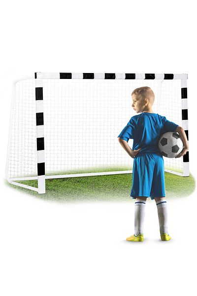 shumee Football goal 180 x 120 x 60 cm NS-464 black and white