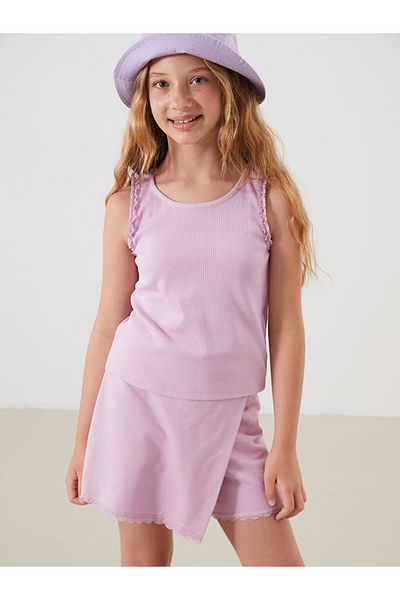 LC Waikiki Girl's Cotton Slim Fit
