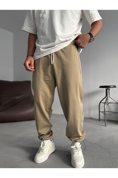 BYBASICMAN Khaki Basic Stoper Tracksuit Ke-7018