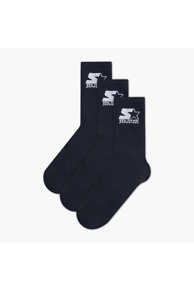 Starter Set of 3 - Starter Ribbed Crew Length Socks