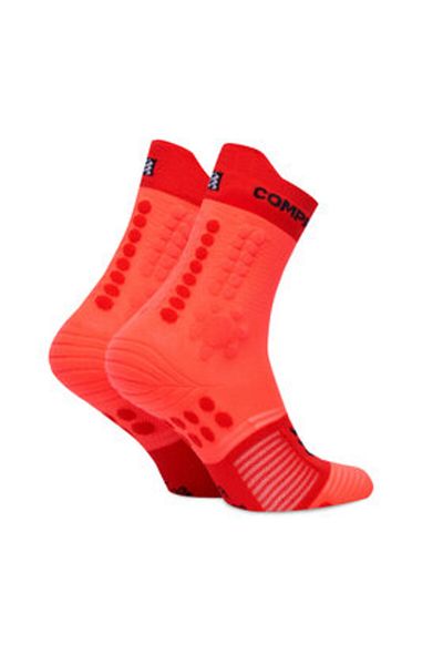 Compressport Women's, Men's, Unisex High socks unisex red COMPRESSPORT-XU00048B3091 FLUO RED/BLACK