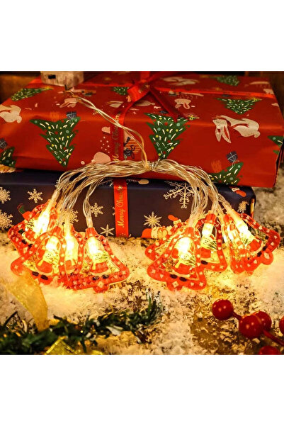 divendi-ro Set de 3 instalații luminoase de Crăciun cu clopoței, 4x2m, 4x10 L...