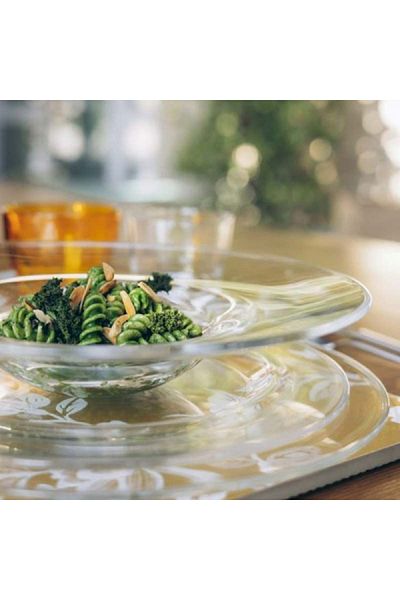Vidivi Murano High Definition Glass Pasta Bowl Crystal Clear 30cm