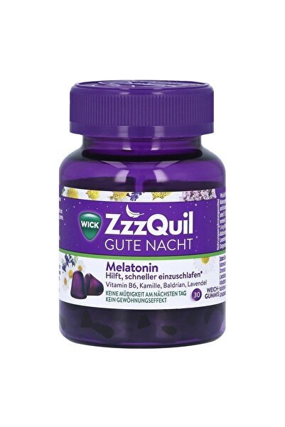 Zzzquil Food Supplement with Melatonin, Chamomile and Lavender for a peaceful sleep, 30 jellies