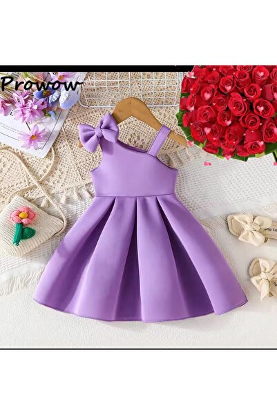 Bisahane فستان بناتي بفيونكة