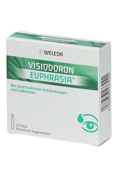 Weleda Picături oftalmice, Weleda, Euphrasia D3, împotriva ochilor iritați și alergiilor, 10 x 0,4 ml