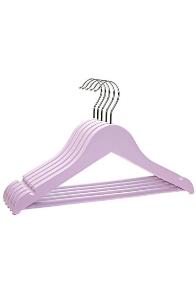 UnicUtil Set 20 Umerase Copii din Lemn de Artar, Unic Hangers, Roz
