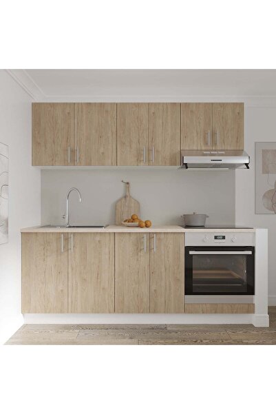 haaus.ro Σώμα φούρνου Haaus Karo, φυσικό ξύλο/λευκό, 60 x 50 x 80 cm