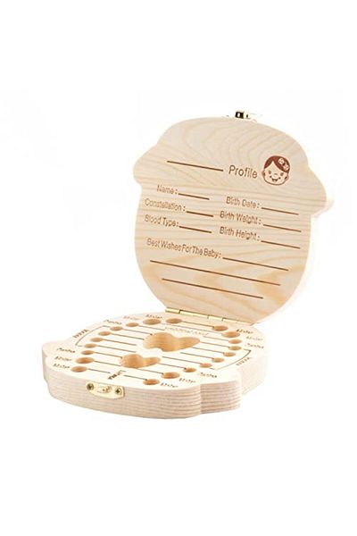UNICASA Pine wood keepsake box with metal closure, 13x3x12 cm