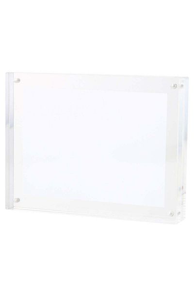 Muji إطار صور مغناطيسي من الأكريليك، 114 × 24 × 150 مم، متوسط، شفاف