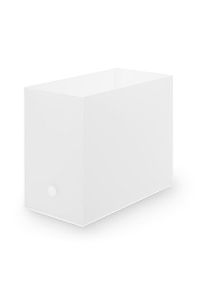 Muji صندوق ملفات من البولي بروبيلين، عرض قياسي، 15 سم × عمق 32 سم × ارتفاع 24 سم، شفاف