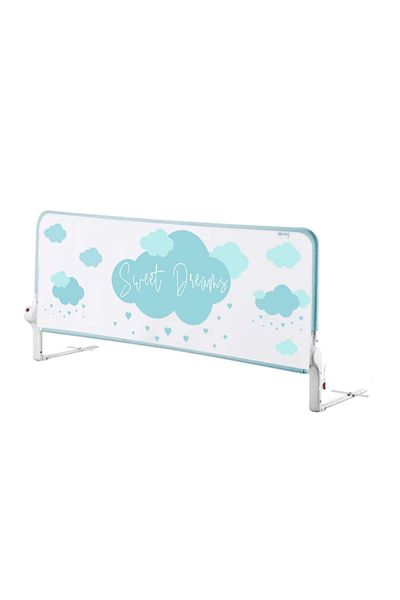 GUİMO Bed Guard, Guimo, 150x48 Cm, Sweet Dreams, Clouds Decor, Mint Green