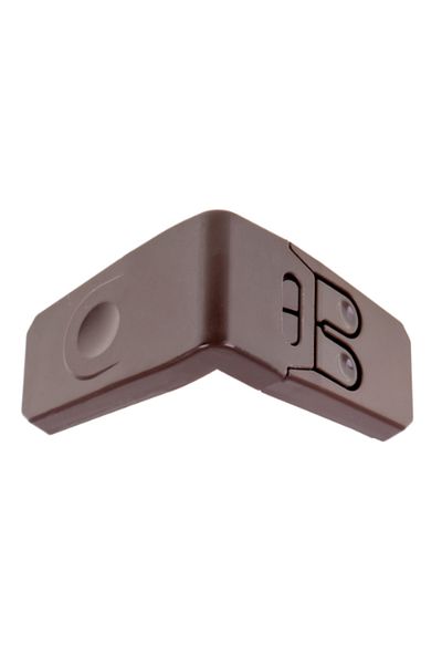 OEM Drawer corner protector, Plastic, 7.5 cm, Brown