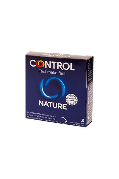 Roccobarocco Latex condoms, Nature Control, 3 pieces