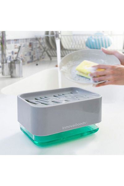 InnovaGoods 2-in-1 soap dispenser, Pushoap InnovaGoods, 330 ml