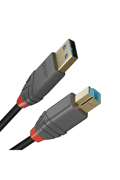 LİNDY Cablu USB A la USB B, Lindy 36740, 50 cm, Negru