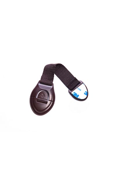 OEM Cabinet safety lock, Plastic/Textile, 21.5 cm, Brown