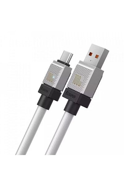 Baseus Data Cable Usb To Type-c Super Fast Charging Pd100w, 2m - (CAKW000702) - White