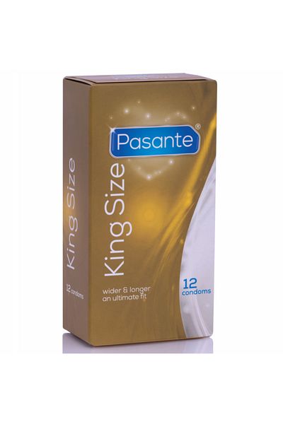 PASANTE Preservative, Pasante King Size XL, natural, 60 mm x 205 mm