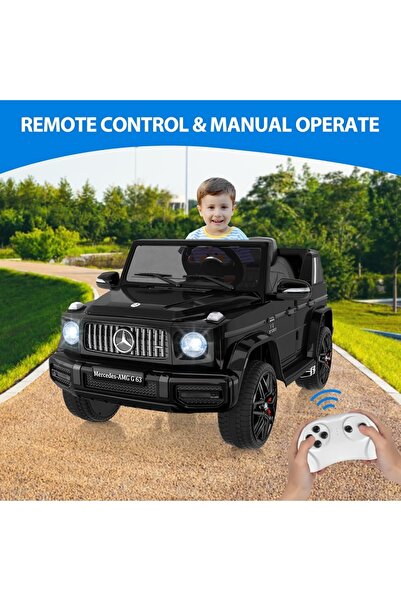 Factual Toys Official Licensed Mercedes Benz AMG G63 12V Battery Ride On Car Kids-Black