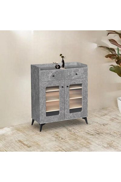 DEC4 Multi-purpose wardrobe with a modern design in different colors, size 80 cm