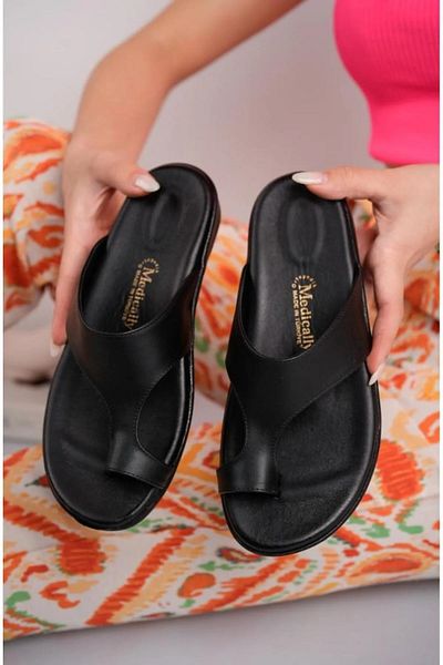 Deniz Terlik Comfortable Orthopedic Finger Slip Women's Daily Slippers