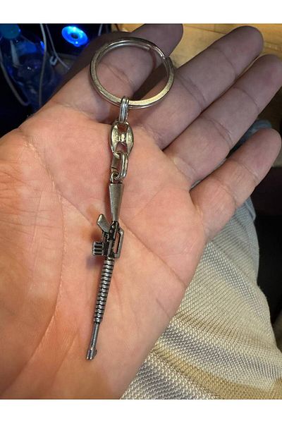 Herşey Nota Tactical Machine - Machine Gun Unisex Keychain – the Key to Power and Courage