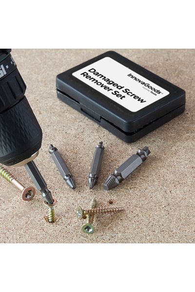 InnovaGoods InnovaGoods Damaged Screw Extractor Set, 4 Units