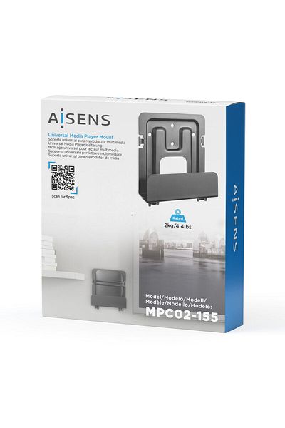 AISENS Aisens MPC02-155 wall TV mount, black